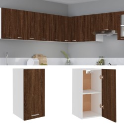 vidaXL Armario colgante madera ingeniería marrón roble 29,5x31x60cm