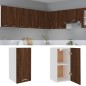 vidaXL Armario colgante madera ingeniería marrón roble 29,5x31x60cm