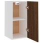vidaXL Armario colgante madera ingeniería marrón roble 29,5x31x60cm