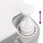 vidaXL Inodoro de camping portátil HDPE gris y blanco 15+10 L vidaXL Inodoro de camping portátil HDPE gris y blanco 15+10 L