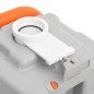 vidaXL Inodoro de camping portátil HDPE gris y blanco 15+10 L vidaXL Inodoro de camping portátil HDPE gris y blanco 15+10 L