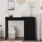 vidaXL Escritorio de madera maciza de pino negro 100x50x75 cm vidaXL Escritorio de madera maciza de pino negro 100x50x75 cm