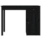 vidaXL Escritorio de madera maciza de pino negro 100x50x75 cm vidaXL Escritorio de madera maciza de pino negro 100x50x75 cm