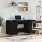 vidaXL Escritorio madera de ingeniería negro 140x50x75 cm vidaXL Escritorio madera de ingeniería negro 140x50x75 cm