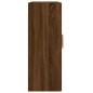 vidaXL Armarios de pared 2 uds madera de ingeniería marrón roble vidaXL Armarios de pared 2 uds madera de ingeniería marrón roble