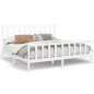 vidaXL Estructura de cama madera maciza de pino blanco 180x200 cm vidaXL Estructura de cama madera maciza de pino blanco 180x200 cm