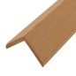 vidaXL Molduras angulares 5 uds WPC color teca 170 cm vidaXL Molduras angulares 5 uds WPC color teca 170 cm