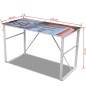 vidaXL Escritorio rectangular con superficie con imagen vidaXL Escritorio rectangular con superficie con imagen