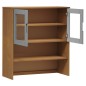vidaXL Aparador superior MOLDE madera maciza pino marrón 90x35x100 cm vidaXL Aparador superior MOLDE madera maciza pino marrón 90x35x100 cm
