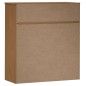 vidaXL Aparador superior MOLDE madera maciza pino marrón 90x35x100 cm vidaXL Aparador superior MOLDE madera maciza pino marrón 90x35x100 cm