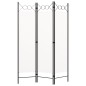 vidaXL Biombo divisor de 3 paneles blanco crema 120x180 cm vidaXL Biombo divisor de 3 paneles blanco crema 120x180 cm