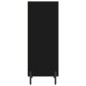 vidaXL Aparador de madera de ingeniería negro 34,5x32,5x90 cm vidaXL Aparador de madera de ingeniería negro 34,5x32,5x90 cm