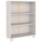 vidaXL Estantería HAMAR madera maciza de pino blanca 85x35x112 cm vidaXL Estantería HAMAR madera maciza de pino blanca 85x35x112 cm