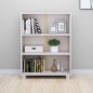 vidaXL Estantería HAMAR madera maciza de pino blanca 85x35x112 cm vidaXL Estantería HAMAR madera maciza de pino blanca 85x35x112 cm
