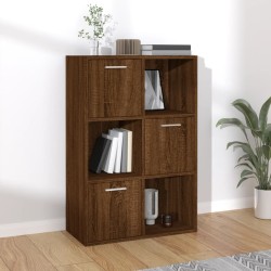 vidaXL Mueble de almacenaje marrón roble 60x29,5x90 cm