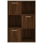 vidaXL Mueble de almacenaje marrón roble 60x29,5x90 cm vidaXL Mueble de almacenaje marrón roble 60x29,5x90 cm