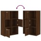 vidaXL Mueble de almacenaje marrón roble 60x29,5x90 cm vidaXL Mueble de almacenaje marrón roble 60x29,5x90 cm
