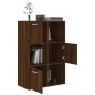 vidaXL Mueble de almacenaje marrón roble 60x29,5x90 cm vidaXL Mueble de almacenaje marrón roble 60x29,5x90 cm