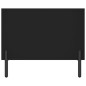 vidaXL Mesa de centro madera contrachapada negro 90x50x40 cm