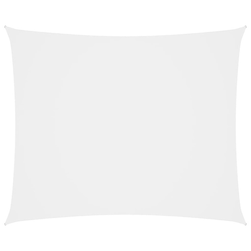 vidaXL Toldo de vela rectangular tela Oxford blanco 5x7 m vidaXL Toldo de vela rectangular tela Oxford blanco 5x7 m