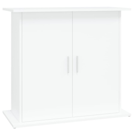 vidaXL Soporte para acuario madera de ingeniería blanco 81x36x73 cm