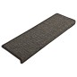 vidaXL Alfombra autoadhesiva escalera sisal 15 uds antracita 65x21x4cm vidaXL Alfombra autoadhesiva escalera sisal 15 uds antracita 65x21x4cm