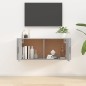 vidaXL Mueble para TV de pared gris hormigón 100x34,5x40 cm vidaXL Mueble para TV de pared gris hormigón 100x34,5x40 cm