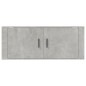 vidaXL Mueble para TV de pared gris hormigón 100x34,5x40 cm vidaXL Mueble para TV de pared gris hormigón 100x34,5x40 cm