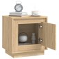 vidaXL Mesitas de noche 2 uds madera contrachapada roble 44x35x45 cm vidaXL Mesitas de noche 2 uds madera contrachapada roble 44x35x45 cm