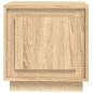 vidaXL Mesitas de noche 2 uds madera contrachapada roble 44x35x45 cm vidaXL Mesitas de noche 2 uds madera contrachapada roble 44x35x45 cm