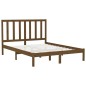 vidaXL Estructura de cama madera maciza marrón miel 140x200 cm vidaXL Estructura de cama madera maciza marrón miel 140x200 cm