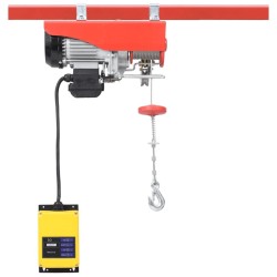 vidaXL Polipasto eléctrico con mando a distancia 1000 W 300/600 kg
