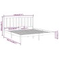 vidaXL Estructura de cama madera maciza marrón miel 140x200 cm vidaXL Estructura de cama madera maciza marrón miel 140x200 cm