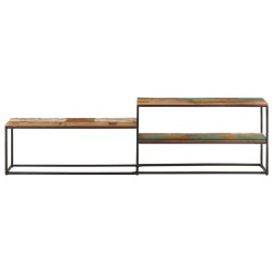 vidaXL Mueble de TV de madera maciza reciclada 180x30x50 cm 
