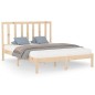 vidaXL Estructura de cama de madera maciza 160x200 cm