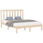 vidaXL Estructura de cama de madera maciza 160x200 cm