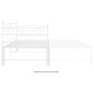 vidaXL Estructura de sofá cama extraíble metal blanco 90x200 cm vidaXL Estructura de sofá cama extraíble metal blanco 90x200 cm