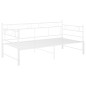 vidaXL Estructura de sofá cama extraíble metal blanco 90x200 cm vidaXL Estructura de sofá cama extraíble metal blanco 90x200 cm
