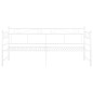 vidaXL Estructura de sofá cama extraíble metal blanco 90x200 cm vidaXL Estructura de sofá cama extraíble metal blanco 90x200 cm