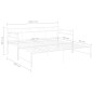 vidaXL Estructura de sofá cama extraíble metal blanco 90x200 cm vidaXL Estructura de sofá cama extraíble metal blanco 90x200 cm