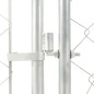 vidaXL Perrera de exterior con techo 100x100x125 cm
