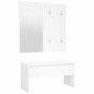 vidaXL Set de muebles de recibidor madera contrachapada roble ahumado 