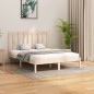 vidaXL Estructura de cama madera maciza 150x200 cm