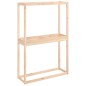 vidaXL Soporte para neumáticos madera maciza de pino 120x40x180 cm vidaXL Soporte para neumáticos madera maciza de pino 120x40x180 cm