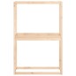 vidaXL Soporte para neumáticos madera maciza de pino 120x40x180 cm vidaXL Soporte para neumáticos madera maciza de pino 120x40x180 cm