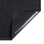 vidaXL Felpudo de rayas gris antracita 80x120 cm vidaXL Felpudo de rayas gris antracita 80x120 cm