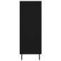 vidaXL Estantería madera de ingeniería negro 69,5x32,5x90 cm vidaXL Estantería madera de ingeniería negro 69,5x32,5x90 cm