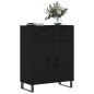 vidaXL Aparador de madera de ingeniería negro 69,5x34x90 cm vidaXL Aparador de madera de ingeniería negro 69,5x34x90 cm