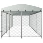 vidaXL Perrera de exterior con techo 8x4x2,3 m vidaXL Perrera de exterior con techo 8x4x2,3 m
