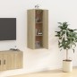 vidaXL Mueble para TV de pared roble Sonoma 40x34,5x100 cm vidaXL Mueble para TV de pared roble Sonoma 40x34,5x100 cm